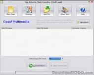 Convert Videos to Flash screenshot